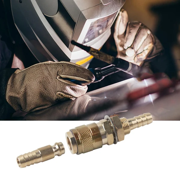 Dependable Maxbell Brass Welding Torch Quick Connector Fitting Fast Connection of Water or Gas Yellow 8mm Breathable