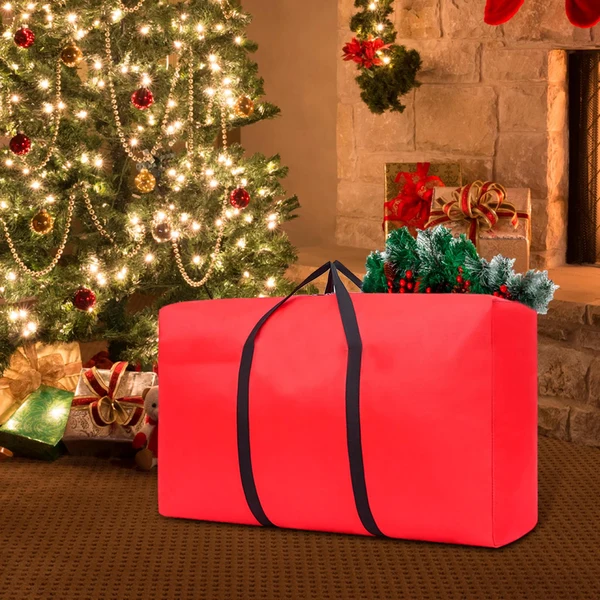 Long-Lasting Maxbell Organizer Pocket Multifunctional Lightweight for Pillow Camping Quilts Red Superior