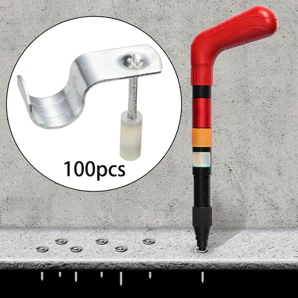 Solid Maxbell 100 Pieces Multipurpose Manual Steel Nails Fixed Device for Ceiling Home DIY Tube Nail Outstanding