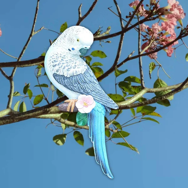 Responsible Maxbell istic Miniature Birds Tree Peeker Decor Statue for Outdoor Patio Sustainable