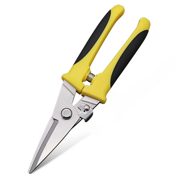 Flexible Maxbell Industrial Scissors Hand Tool Multipurpose for Cables Cardboard Plumbing Straight High-End