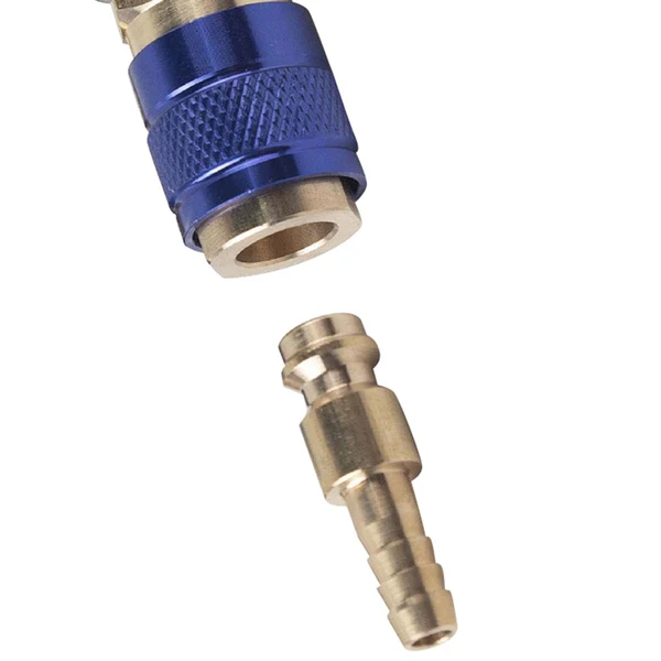 Powerful Maxbell Brass Welding Torch Quick Connector Fitting Fast Connection of Water or Gas Blue 6mm High-Grade