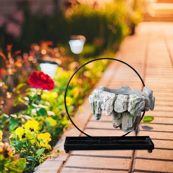 Minimalist Maxbell Multifunctional Bonsai Planter Basket Planter for Patio Bedroom Decoration Light Gray Style E Trusted