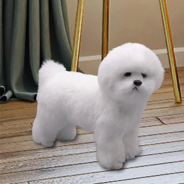World-Class Maxbell istic Dog Plush Toy Interactive Companion Decor for Toddler Standing Safe