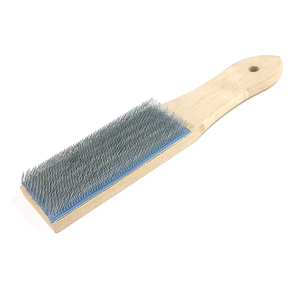 High-Quality Maxbell Carded File Brush Steel Wire Wooden Handle Hand Tool Cleaner Convenient Grip Next-Generation