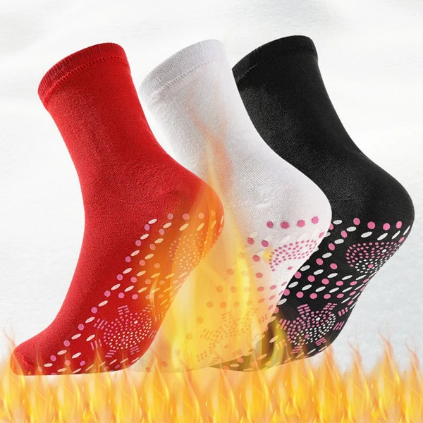Modern Maxbell Self Heating Socks Heat Insulated Warm Foot for Cycling Hiking Fishing White Superior