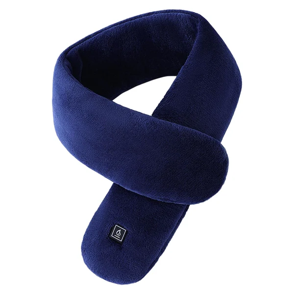 Environmentally Friendly Maxbell Electric Heating Scarf USB Windproof Heated Scarfs for Outdoor Sport Unisex Blue Long-Lasting