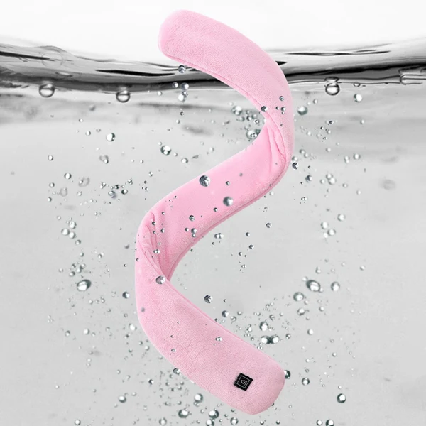 Pure Maxbell Electric Heating Scarf USB Windproof Heated Scarfs for Outdoor Sport Unisex Pink Trendy