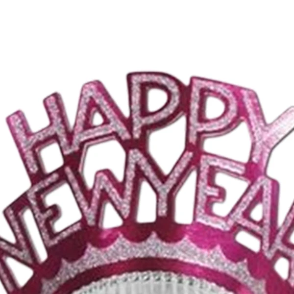 Smart Maxbell Happy New Year Headband Headwear Hair Hoop Tiaras for Role Play Fancy Dress Eco-Friendly