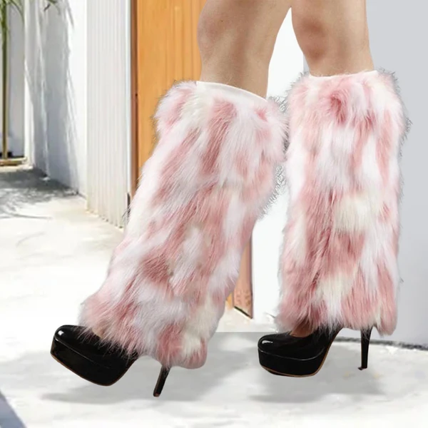 Green Maxbell Leg Warmer Long Boot Cuffs Cover Fashion for Adult Party Costumes Pink Efficient