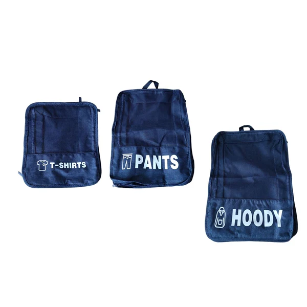 Prestigious Maxbell Compression Packing Cubes 3Pcs Set Expandable Travel Organizer Convenient Dark Blue Certified