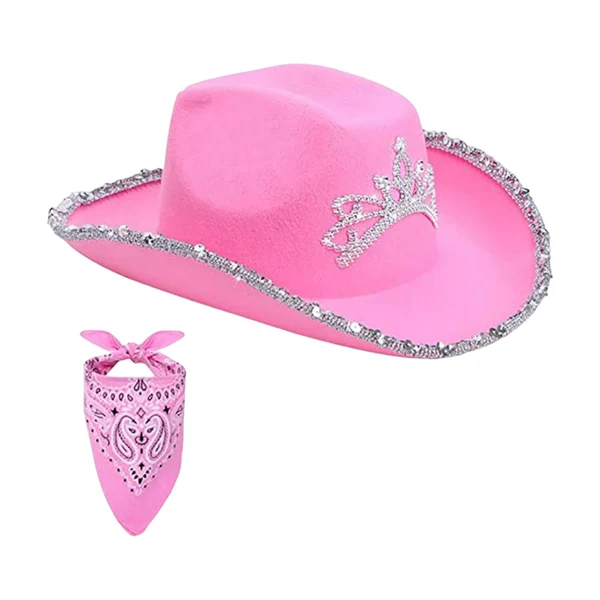 Proven Maxbell Western Cowboy Cowgirl Hat Sequin Props Party Favors Holiday Fancy Dress Neat Edge Sustainable