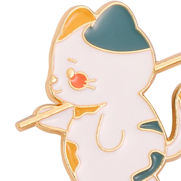 Environmentally Friendly Maxbell 2 Pieces Enamel Brooch Pins Accessories Pendant for Backpacks Shirt Sweater Secure