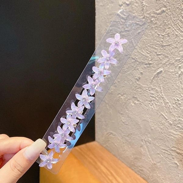 Easy-to-Use Maxbell Cute Hair Clips Clip Decorative Kids for Braid Maker Accessories Wedding Violet Crafted