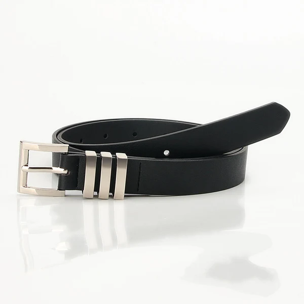 Convenient Maxbell Fashion Women Belt Waistband Trouser Female PU Leather Waist Belt Dress Black Premium Material