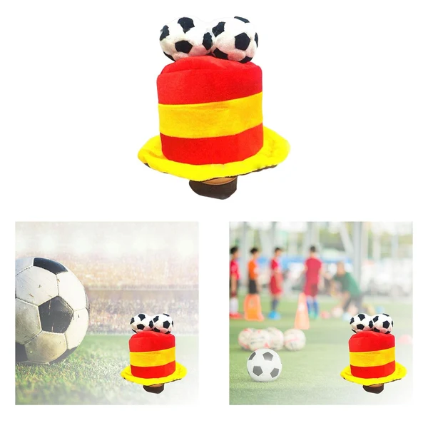 Expertly Made Maxbell Football Match Hat Funny Football Cap for Party Fan Cheering Accessory style A Enhanced
