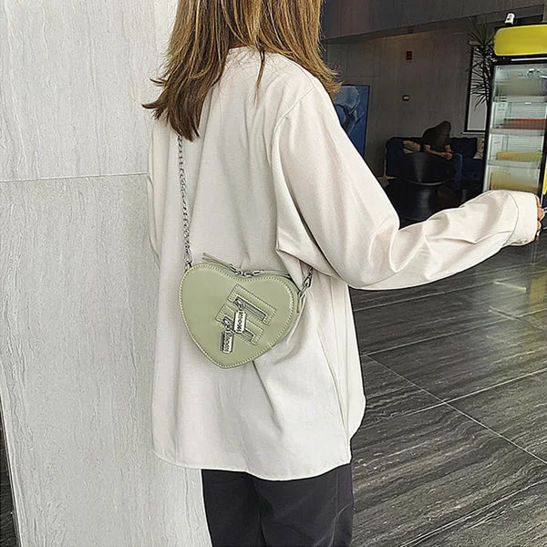 Crafted Maxbell Lovely Shoulder Bag Durable Solid Color Women Trendy for Party Shopping Work Green Quality