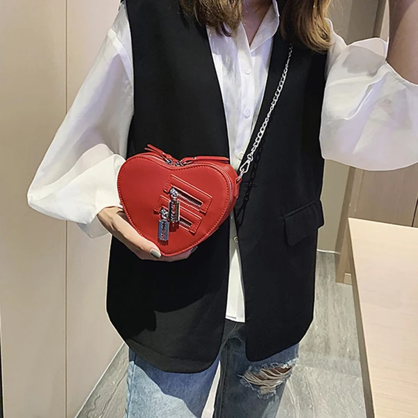 Sophisticated Maxbell Lovely Shoulder Bag Durable Solid Color Women Trendy for Party Shopping Work Red Versatile