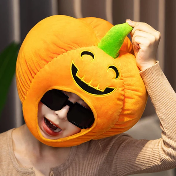Long-Lasting Maxbell Novelty Headgear Costume Cosplay Headband Adults Kids Halloween Pumpkin Hat Verified