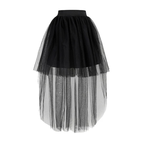 Professional Maxbell Womens Tulle Skirt Layered MIDI Skirt Party Adult Stage Performance Wedding Black Versatile
