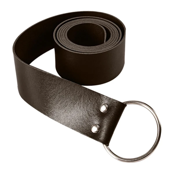 Easy-to-Use Maxbell Medieval Waist Ring Belt Parts PU Leather for Men Women Christmas Party Brown B Environmentally Friendly