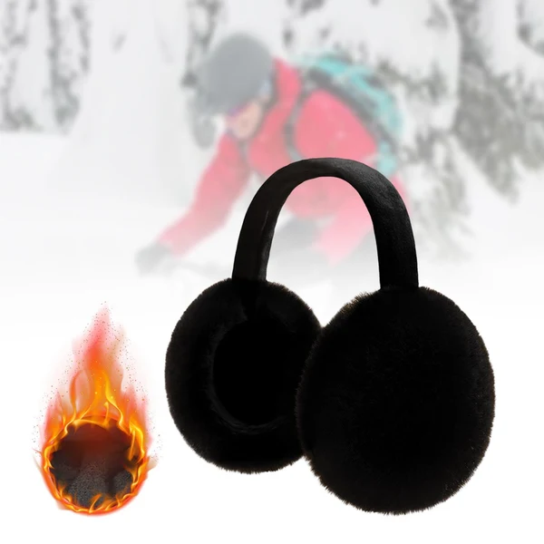 Detailed Maxbell Ear Muffs Earmuffs Super Headband Winter Ear Warmer for Outdoor Camping Black Classic