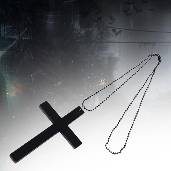 Specialty Maxbell Wooden Cross Pendant Necklace Fashion Jewelry Catholic for Religious Gift Official