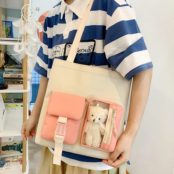 Optimized Maxbell 5x Women Backpack School Bag Travel Work Bag Gift Student Rucksack Casual Pink Fine