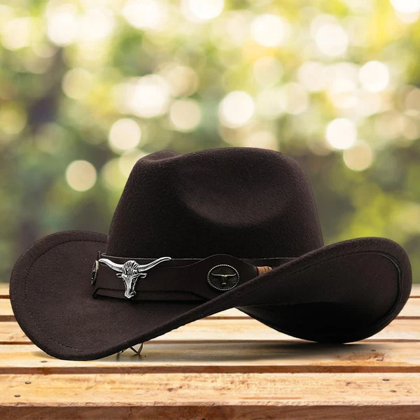 Fine Maxbell Cowgirl Hat Breathable Casual Cowboy Hat for Women Men Fall Short Trips Coffee Organic
