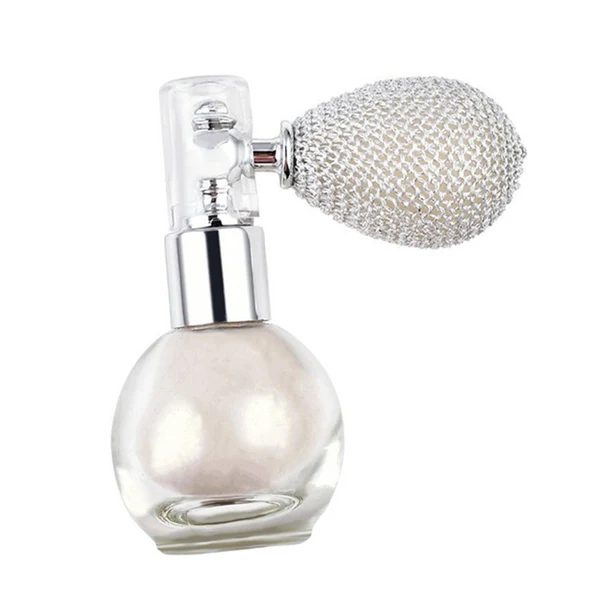 Proven Maxbell Highlighter Powder Spray Shiny Makeup Spray Brighten for Body Pearl White Organic