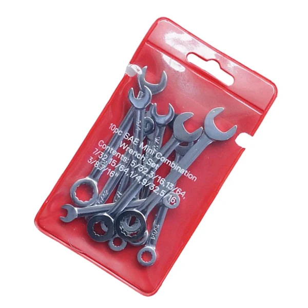 Exceptional Maxbell 10 pcs Combination Spanner Wrench Set Mini wrench set English System Set Professional