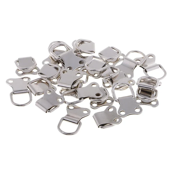 Optimized Maxbell 25 Pieces D-Ring Hooks Metal Solid Photo Frame Hanger Hanging Hooks for Photo Frame Picture Frame Official