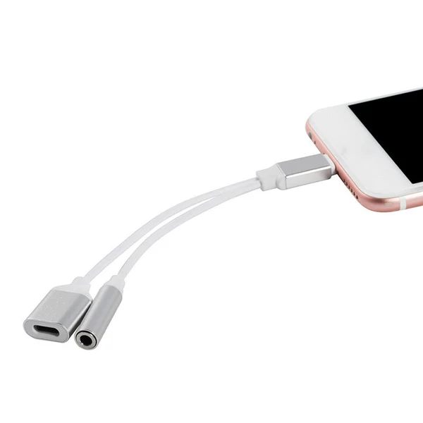 Soft Maxbell 3.5mm Headphone Audio Adapter Charger Cable For iPhone 7 8 Plus X Black Sustainable