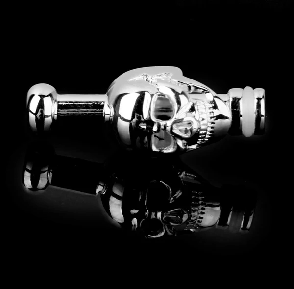 Dependable Maxbell Silver Tone Metal Skull 510 Drip Tip for Atomizer Clearomizer Tanks Green