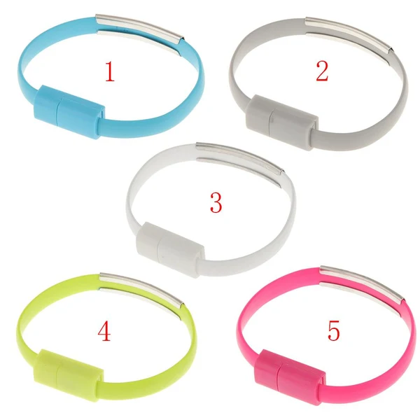High-Performance Maxbell Bracelet Wrist Band USB Data Sync and Charging Cable for iPhone-Grey Luxury