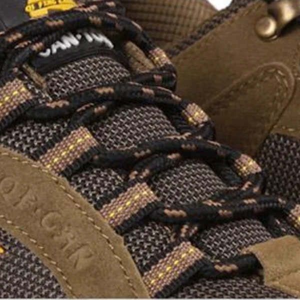 Smart 1 Pair 47 inch Round Shoe Laces Shoelaces Hiking Sports Sneakers Boots Strings Brown Dots Coffee Breathable