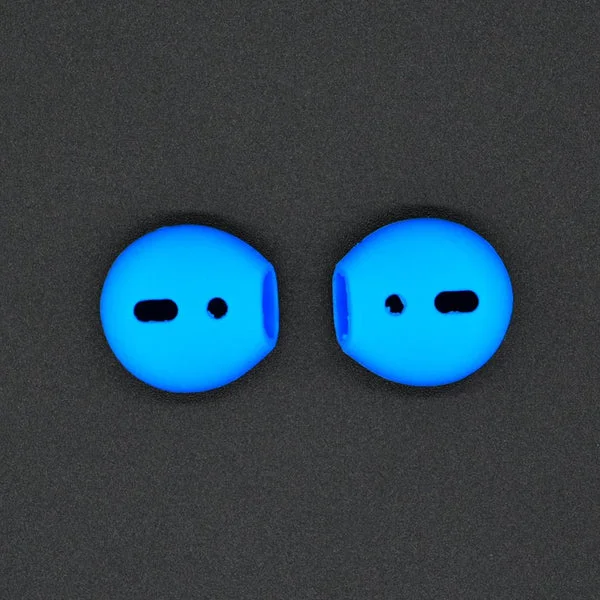 Enhanced Maxbell Pair Silicone Earbuds Tips Eartips for Apple AirPods iPhone 7 Earphone Blue Proven