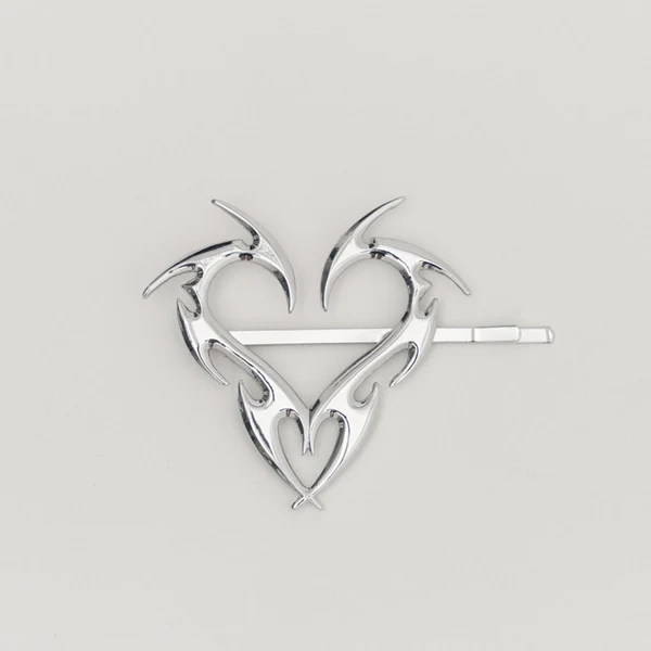 Flexible Maxbell Heart Shaped Hair Clip Barrette Hairpins Geometric for Women and Girls Dependable