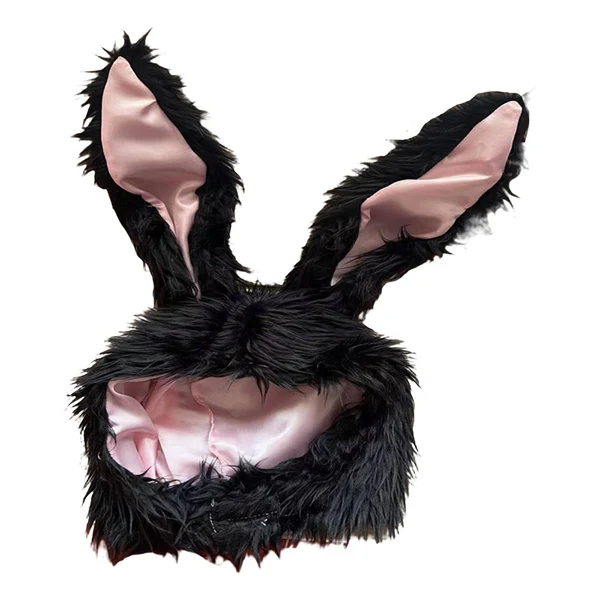 Exceptional Maxbell Rabbit Ears Hat Headwear Headdress for Easter Photo Prop Party Cosplay Black Outstanding