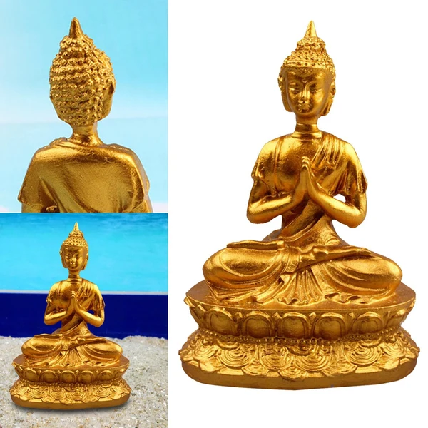 Sustainable Maxbell Resin Buddha Figurines Decoration Premium for Festivals Office Meditation Professional