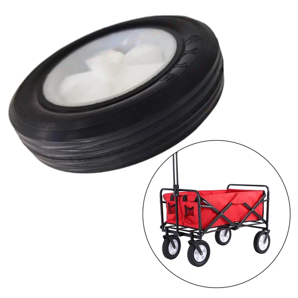 Innovative Maxbell Folding Collapsible Wagon Wheel for Outdoor Cart Hand Truck 18cm 3.8cm Powerful