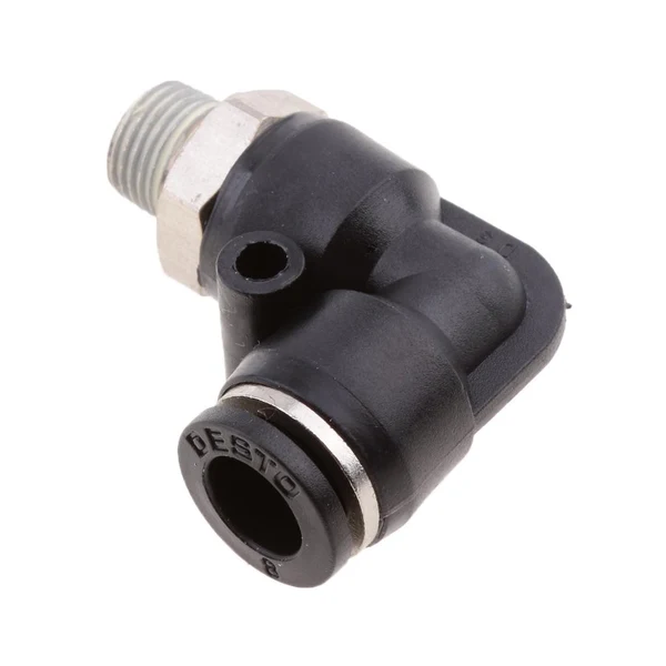 Expertly Made Maxbell 5pcs Male Thread Elbow Connector Quick Coupler Push In Fitting DPL-L8-01 Carefully Designed
