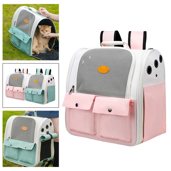 Minimalist Maxbell Pet Travel Bag Adjustable Strap Foldable Breathable for Hiking Walking Pink Reliable