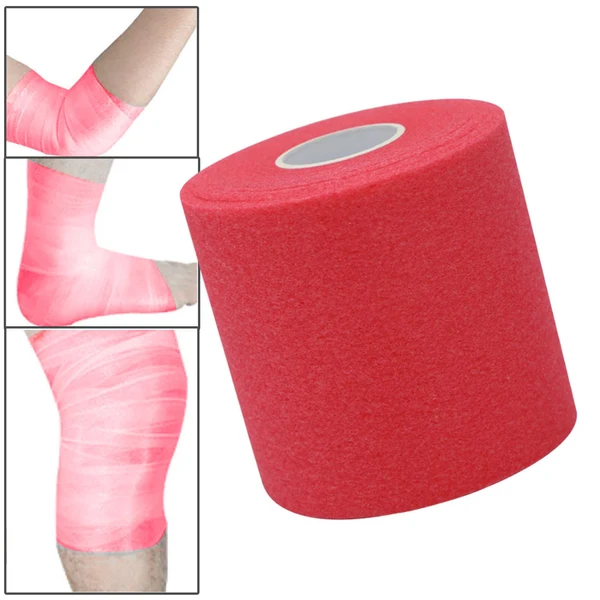 High-Performance Maxbell Foam Pre Wrap Ankles Underwrap Hands 7cm x 27M Headband Volleyball Red Eco-Friendly
