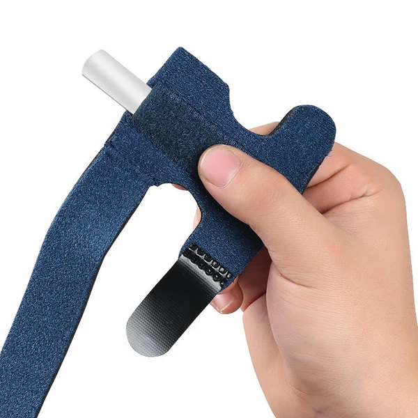 Stylish Maxbell Professional Adjustable Trigger Finger Splint for Left and Right Hand Blue Premium Material