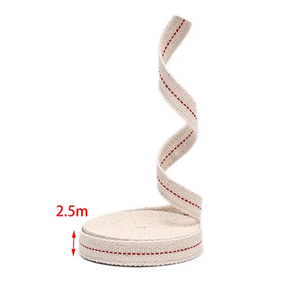 Top-Quality Maxbell 6.5 Feet Oil Lamp Wick Roll Flat Oil Lamps Candle Wicks 2.5cm Original Design