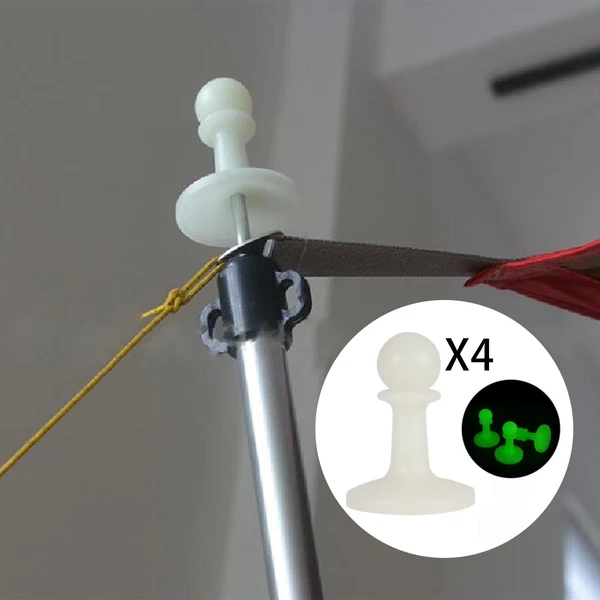 Luxury Maxbell 4x Protection Cover Outdoor Camping Awning Canopy Tent Poles Guard Luminous Classic