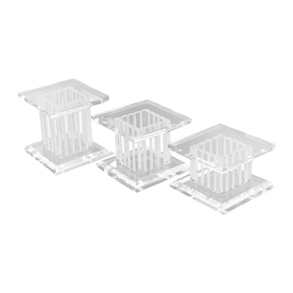 High-End Maxbell Acrylic Display Riser Stand Holder Tray Storage Shelf Jewelry Rack Clear Casual