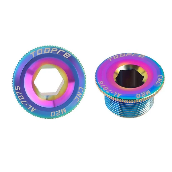 Fast Maxbell Bicycle Crank Cover Crankset Bolt M20 Aluminum Alloy Road Bike Multicolor Fashionable