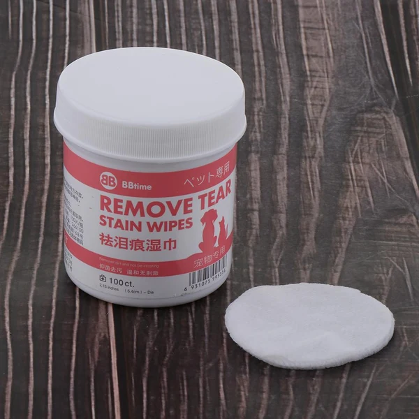 Natural Maxbell Eye Cleaning Pad Dog Cat Tear Stain Remover Wipes Removes Mucus Secretions Comfortable
